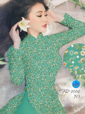 Vải áo dài Cúc nhí kiểu mới AD 9069 33 1578296758 4 Vai ao dai Cuc nhi kieu moi AD 9069