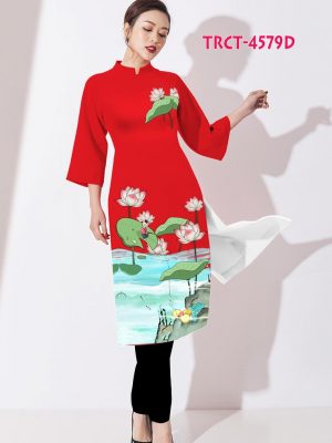 Vải áo dài cách tân hoa sen kiểu mới AD TRCT 4579 22 1578297511 314 Vai ao dai cach tan hoa sen kieu moi AD
