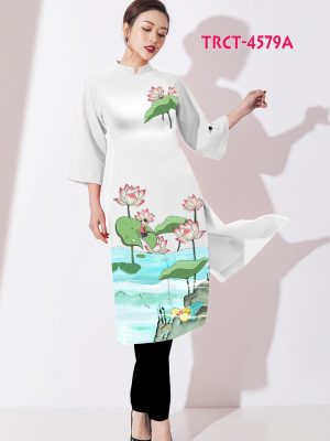 Vải áo dài cách tân hoa sen kiểu mới AD TRCT 4579 21 1578297511 517 Vai ao dai cach tan hoa sen kieu moi AD