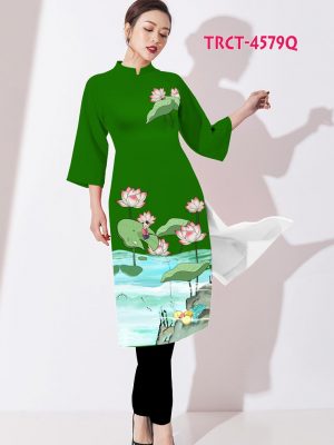 Vải áo dài cách tân hoa sen kiểu mới AD TRCT 4579 31 1578297512 232 Vai ao dai cach tan hoa sen kieu moi AD