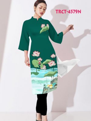 Vải áo dài cách tân hoa sen kiểu mới AD TRCT 4579 30 1578297512 410 Vai ao dai cach tan hoa sen kieu moi AD