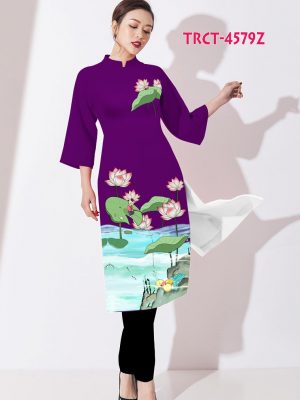Vải áo dài cách tân hoa sen kiểu mới AD TRCT 4579 35 1578297512 756 Vai ao dai cach tan hoa sen kieu moi AD
