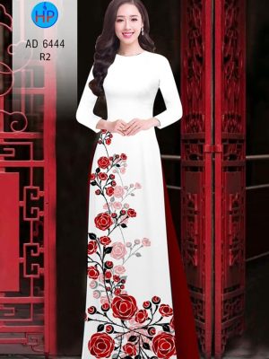 Vải áo dài hoa hồng! thiết kế 2020 AD 6444 30 1578468294 406 Vai ao dai hoa hong thiet ke 2020 AD 6444