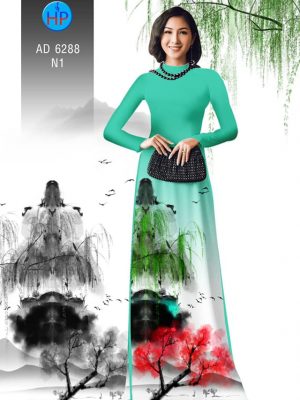 Vải áo dài Mùa Xuân nhỏ kiểu mới AD 6288 28 1578468831 338 Vai ao dai Mua Xuan nho kieu moi AD 6288
