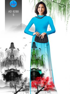 Vải áo dài Mùa Xuân nhỏ kiểu mới AD 6288 33 1578468831 348 Vai ao dai Mua Xuan nho kieu moi AD 6288