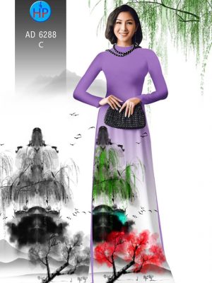 Vải áo dài Mùa Xuân nhỏ kiểu mới AD 6288 25 1578468831 5 Vai ao dai Mua Xuan nho kieu moi AD 6288