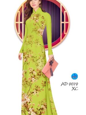 Vải áo dài Hoa Đào nở rộ thiết kế 2020 AD 9079 34 1580440138 195 Vai ao dai Hoa Dao no ro thiet ke 2020