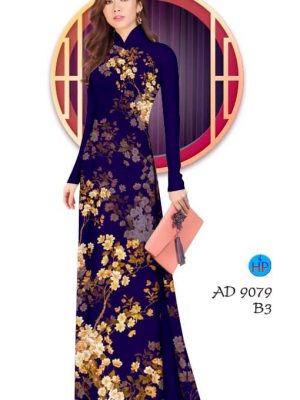 Vải áo dài Hoa Đào nở rộ thiết kế 2020 AD 9079 37 1580440138 399 Vai ao dai Hoa Dao no ro thiet ke 2020
