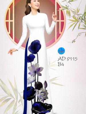 Vải áo dài Sen Việt mới ra AD 9115 22 1580440665 586 Vai ao dai Sen Viet moi ra AD 9115