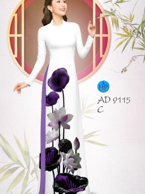 Vải áo dài Sen Việt mới ra AD 9115 29 1580440666 624 Vai ao dai Sen Viet moi ra AD 9115
