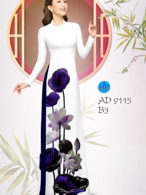 Vải áo dài Sen Việt mới ra AD 9115 23 1580440666 87 Vai ao dai Sen Viet moi ra AD 9115