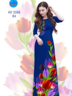 Vải áo dài Hoa tulip mới ra AD 5388 24 1580441496 527 Vai ao dai Hoa tulip moi ra AD 5388