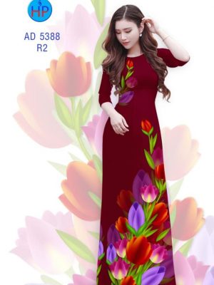 Vải áo dài Hoa tulip mới ra AD 5388 33 1580441496 851 Vai ao dai Hoa tulip moi ra AD 5388