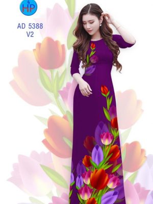 Vải áo dài Hoa tulip mới ra AD 5388 36 1580441497 881 Vai ao dai Hoa tulip moi ra AD 5388