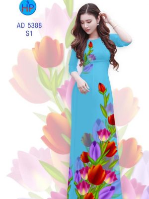 Vải áo dài Hoa tulip mới ra AD 5388 35 1580441497 974 Vai ao dai Hoa tulip moi ra AD 5388