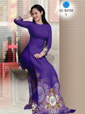 1580442204 10 Vai ao dai bi va hoa hong thiet ke 2020