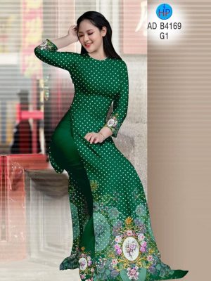 1580442204 172 Vai ao dai bi va hoa hong thiet ke 2020