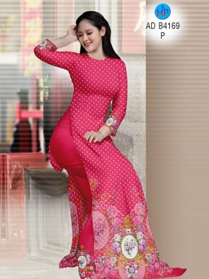 1580442204 46 Vai ao dai bi va hoa hong thiet ke 2020