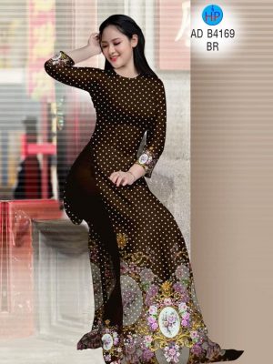1580442204 533 Vai ao dai bi va hoa hong thiet ke 2020