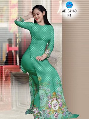 1580442204 65 Vai ao dai bi va hoa hong thiet ke 2020