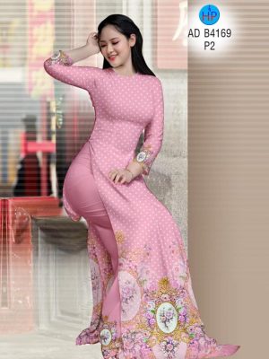 1580442204 802 Vai ao dai bi va hoa hong thiet ke 2020