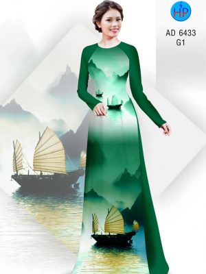 Vải áo dài Vịnh Hạ Long mới ra AD 6433 34 1580442305 214 Vai ao dai Vinh Ha Long moi ra AD 6433