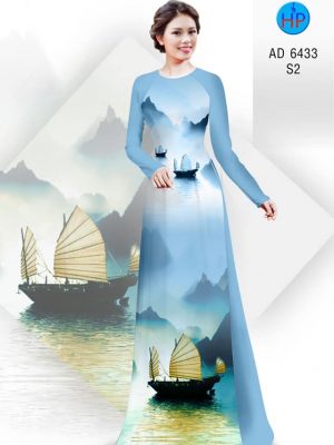 Vải áo dài Vịnh Hạ Long mới ra AD 6433 26 1580442305 226 Vai ao dai Vinh Ha Long moi ra AD 6433
