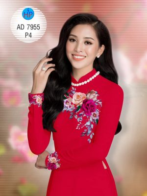 Vải áo dài hoa hồng trên ngực kiểu mới AD 7955 29 1580442636 252 Vai ao dai hoa hong tren nguc kieu moi AD