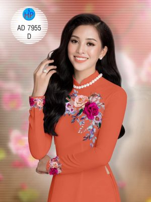 Vải áo dài hoa hồng trên ngực kiểu mới AD 7955 34 1580442636 255 Vai ao dai hoa hong tren nguc kieu moi AD