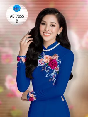 Vải áo dài hoa hồng trên ngực kiểu mới AD 7955 37 1580442637 96 Vai ao dai hoa hong tren nguc kieu moi AD