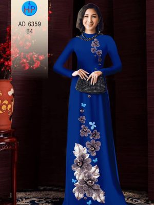 Vải áo dài hoa vàng rực rỡ kiểu mới AD 6359 27 1580442969 242 Vai ao dai hoa vang ruc ro kieu moi AD