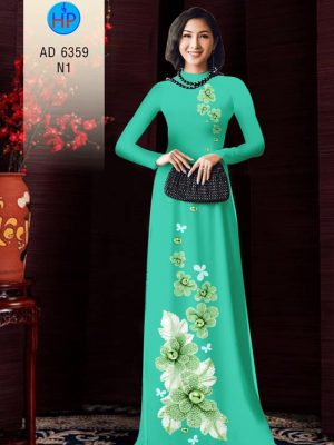 Vải áo dài hoa vàng rực rỡ kiểu mới AD 6359 25 1580442969 344 Vai ao dai hoa vang ruc ro kieu moi AD