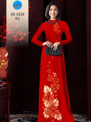 Vải áo dài hoa vàng rực rỡ kiểu mới AD 6359 35 1580442970 689 Vai ao dai hoa vang ruc ro kieu moi AD