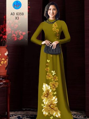 Vải áo dài hoa vàng rực rỡ kiểu mới AD 6359 37 1580442970 961 Vai ao dai hoa vang ruc ro kieu moi AD