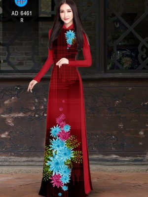 Vải áo dài hoa cúc xanh kiểu mới AD 6461 27 1580443125 779 Vai ao dai hoa cuc xanh kieu moi AD 6461