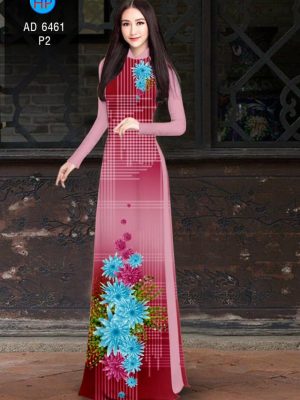 Vải áo dài hoa cúc xanh kiểu mới AD 6461 22 1580443125 869 Vai ao dai hoa cuc xanh kieu moi AD 6461