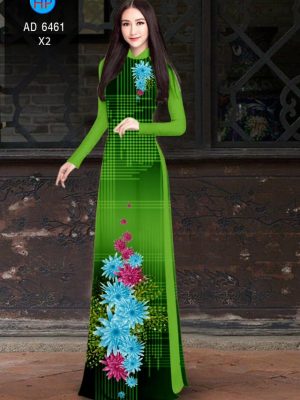 Vải áo dài hoa cúc xanh kiểu mới AD 6461 21 1580443125 927 Vai ao dai hoa cuc xanh kieu moi AD 6461