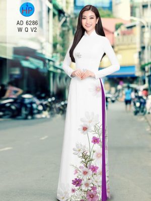 Vải áo dài hoa hương đồng gió nội thiết kế 2020 AD 6286 33 1580443534 336 Vai ao dai hoa huong dong gio noi thiet ke
