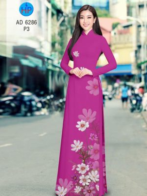 Vải áo dài hoa hương đồng gió nội thiết kế 2020 AD 6286 31 1580443534 39 Vai ao dai hoa huong dong gio noi thiet ke
