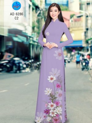 Vải áo dài hoa hương đồng gió nội thiết kế 2020 AD 6286 22 1580443534 580 Vai ao dai hoa huong dong gio noi thiet ke