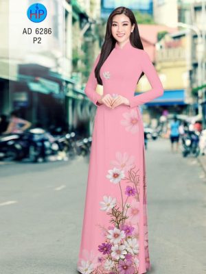 Vải áo dài hoa hương đồng gió nội thiết kế 2020 AD 6286 24 1580443534 91 Vai ao dai hoa huong dong gio noi thiet ke