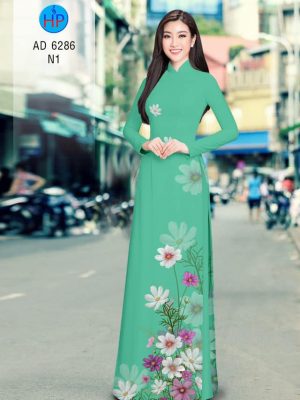 Vải áo dài hoa hương đồng gió nội thiết kế 2020 AD 6286 27 1580443534 954 Vai ao dai hoa huong dong gio noi thiet ke