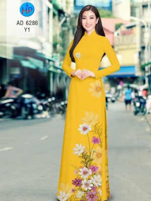 Vải áo dài hoa hương đồng gió nội thiết kế 2020 AD 6286 37 1580443535 464 Vai ao dai hoa huong dong gio noi thiet ke
