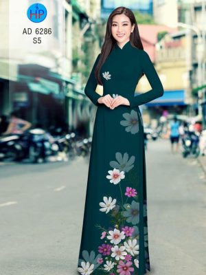 Vải áo dài hoa hương đồng gió nội thiết kế 2020 AD 6286 36 1580443535 853 Vai ao dai hoa huong dong gio noi thiet ke