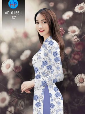 Vải áo dài Hoa hồng Valentine 14/02 mới ra AD 6155 26 1580443627 215 Vai ao dai Hoa hong Valentine 1402 moi ra AD