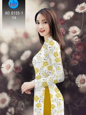 Vải áo dài Hoa hồng Valentine 14/02 mới ra AD 6155 22 1580443627 30 Vai ao dai Hoa hong Valentine 1402 moi ra AD