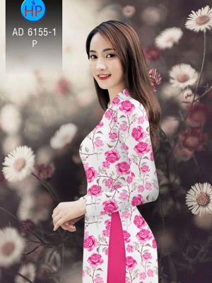 Vải áo dài Hoa hồng Valentine 14/02 mới ra AD 6155 34 1580443628 748 Vai ao dai Hoa hong Valentine 1402 moi ra AD