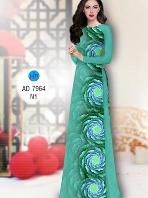 Vải áo dài Hoa ảo mới ra AD 7964 21 1580443790 608 Vai ao dai Hoa ao moi ra AD 7964