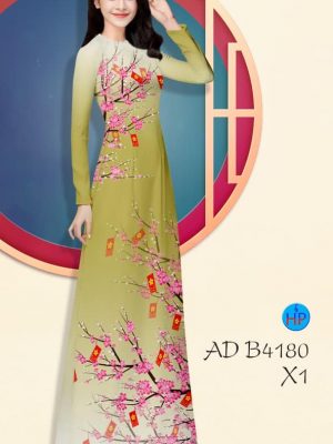 Vải áo dài Hoa Đào đón Xuân mới ra AD B4180 27 1580444487 82 Vai ao dai Hoa Dao don Xuan moi ra AD