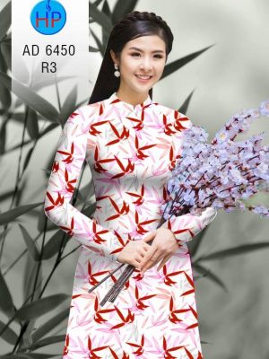 Vải áo dài hoa lá đều kiểu mới AD 6450 32 1580444914 807 Vai ao dai hoa la deu kieu moi AD 6450